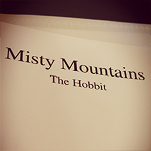 Noten: The Misty Mountains Cold ("Der Hobbit")